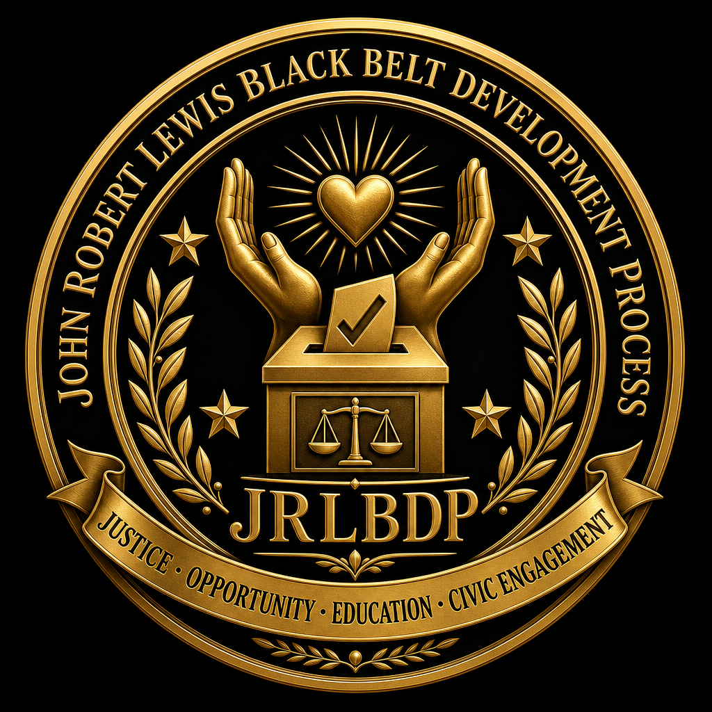 John Robert Lewis Black Belt Development Process logo